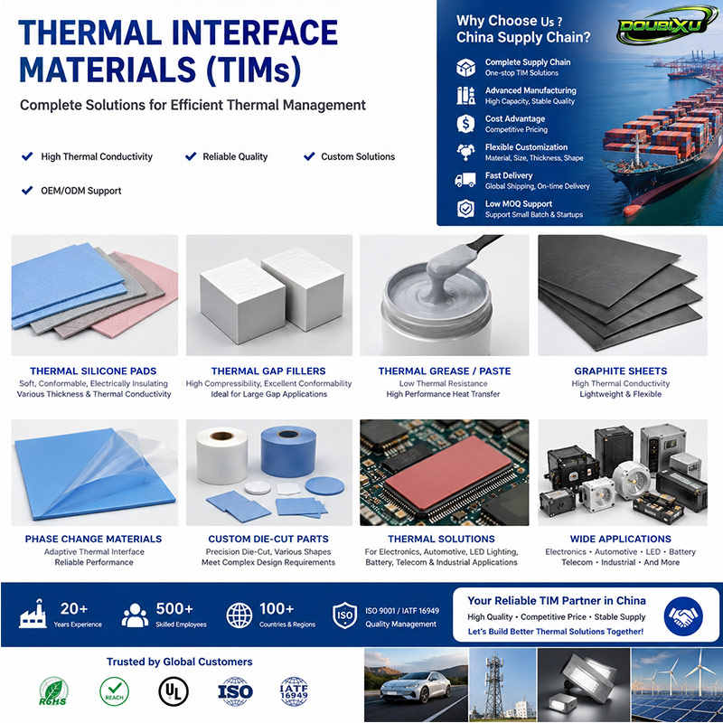Thermal Interface Materials Explained: Types, Applications, and How to Choose the Right TIM for Your Project