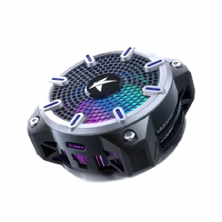Magnetic Phone Cooler with Semiconductor Cooling & RGB LED Lights, 4200RPM Fast Cooling Fan