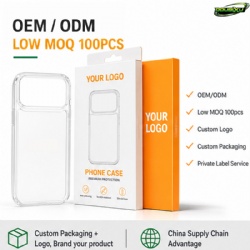 iPhone 18 Pro Clear Case Manufacturer | Anti-Yellowing Transparent Phone Case OEM Supplier