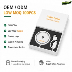USB and Type-C Dual Connector Promotional Gift Wireless Charger OEM Manufacturer | Custom Logo Wireless Charging Solutions